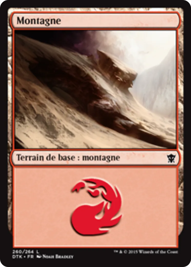 Montagne — Dragons of Tarkir — Magic: The Gathering