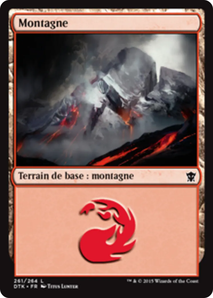 Montagne — Dragons of Tarkir — Magic: The Gathering