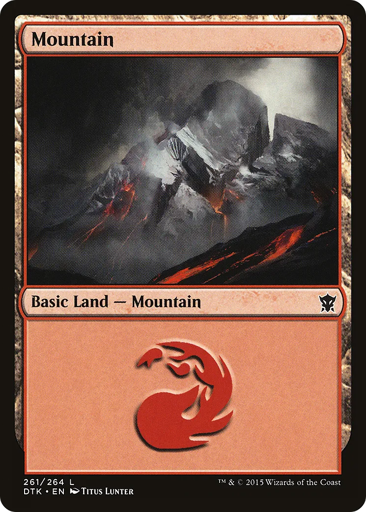 Mountain — Dragons of Tarkir — Magic: The Gathering