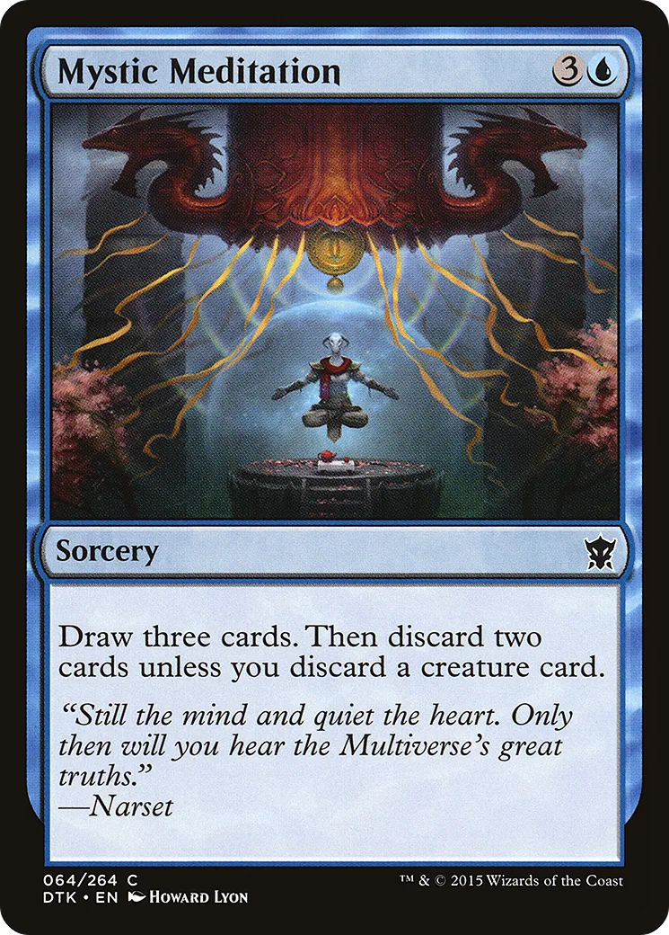 Mystic Meditation — Dragons of Tarkir — Magic: The Gathering