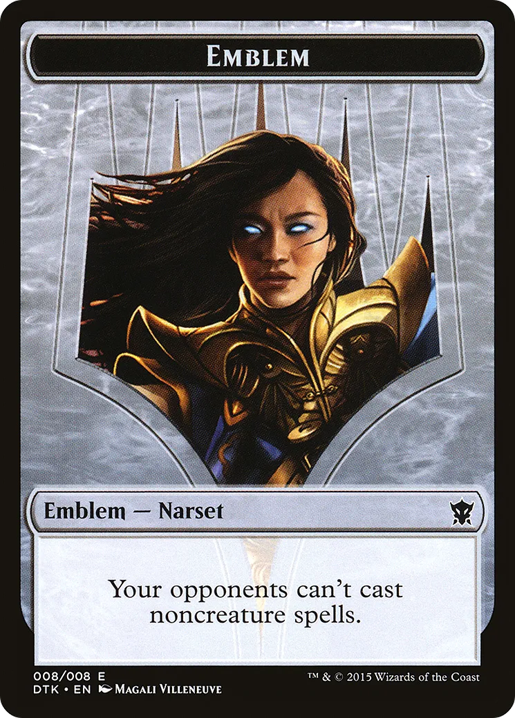 Narset Transcendent Emblem — Dragons of Tarkir — Magic: The Gathering