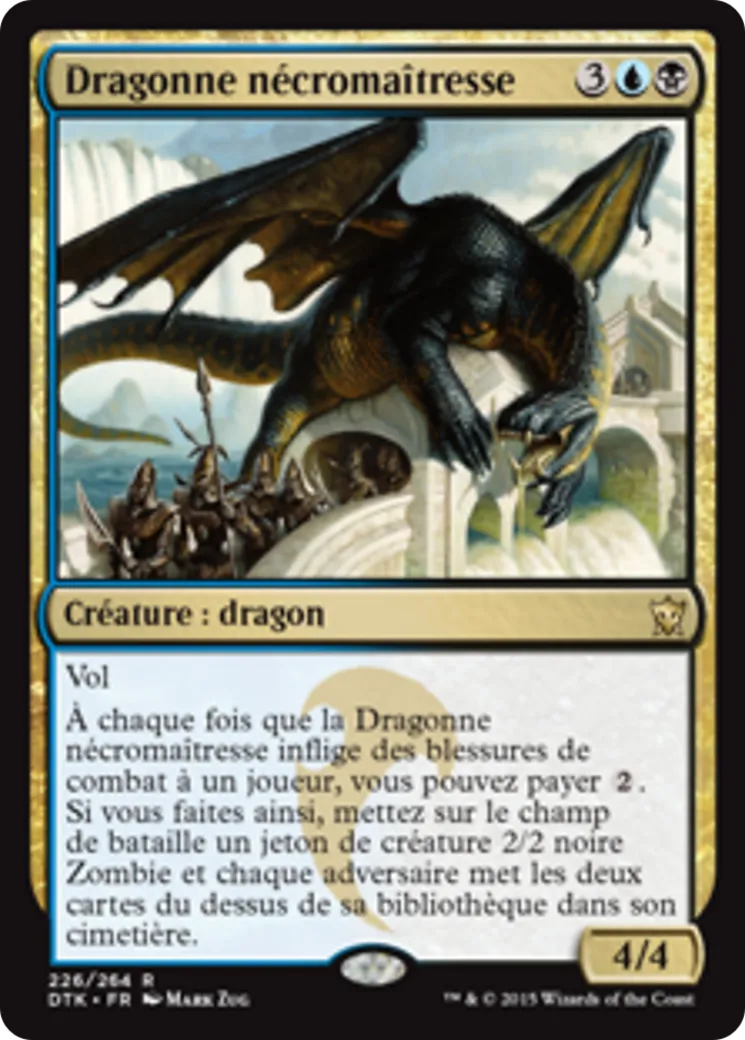 Dragonne nécromaîtresse — Dragons of Tarkir — Magic: The Gathering