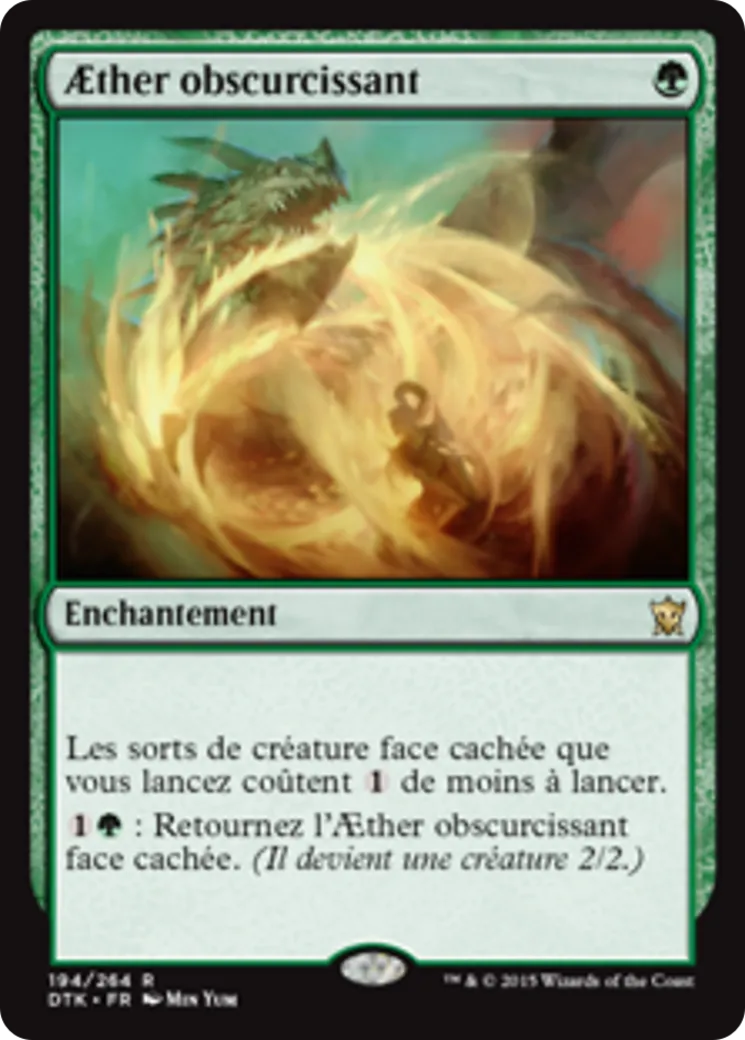 Aether obscurcissant — Dragons of Tarkir — Magic: The Gathering