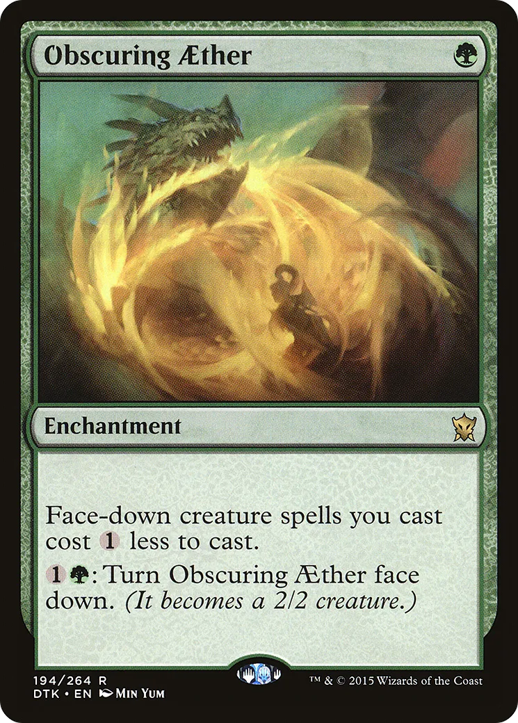Obscuring Aether — Dragons of Tarkir — Magic: The Gathering