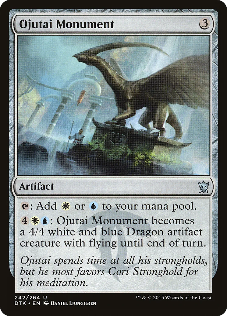 Monument d'Ojutaï — Dragons of Tarkir — Magic: The Gathering