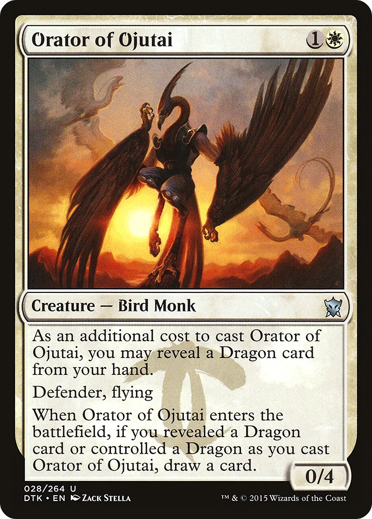 Orateur d'Ojutaï — Dragons of Tarkir — Magic: The Gathering