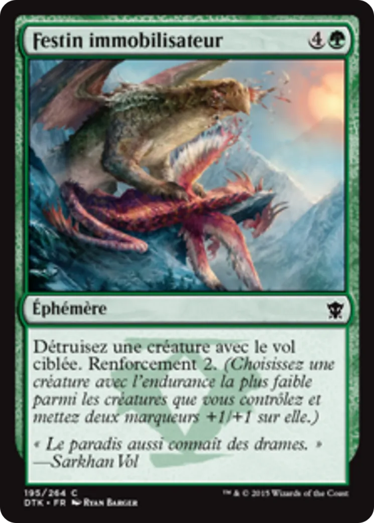Festin immobilisateur from Dragons of Tarkir - Magic: The Gathering