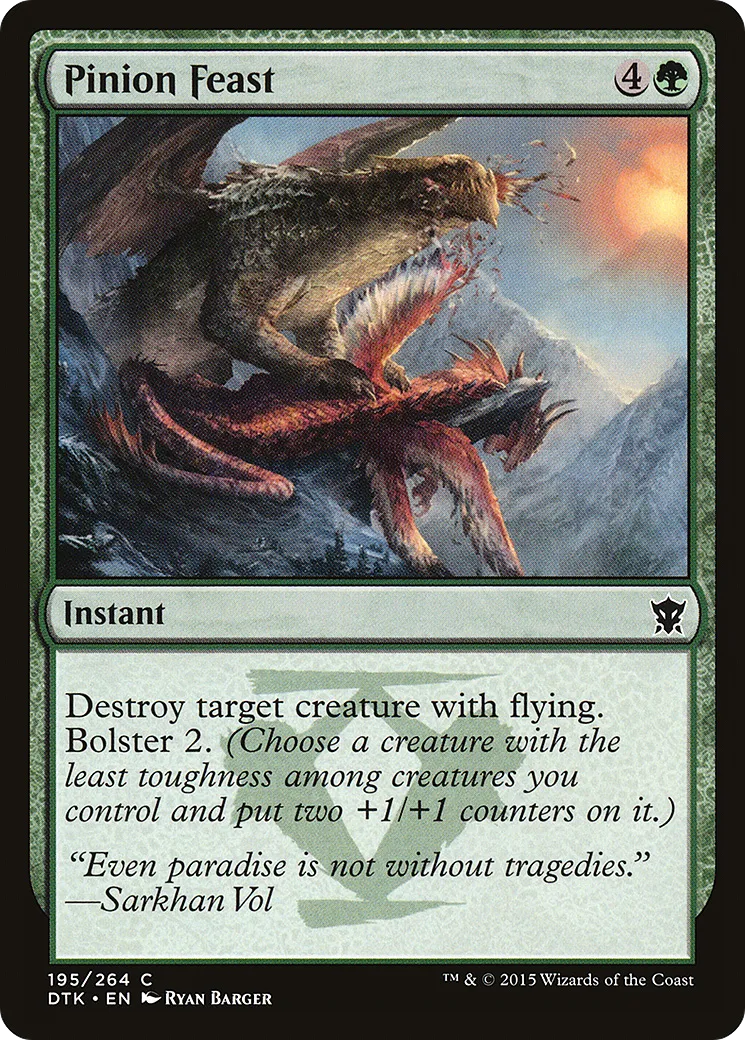Pinion Feast — Dragons of Tarkir — Magic: The Gathering