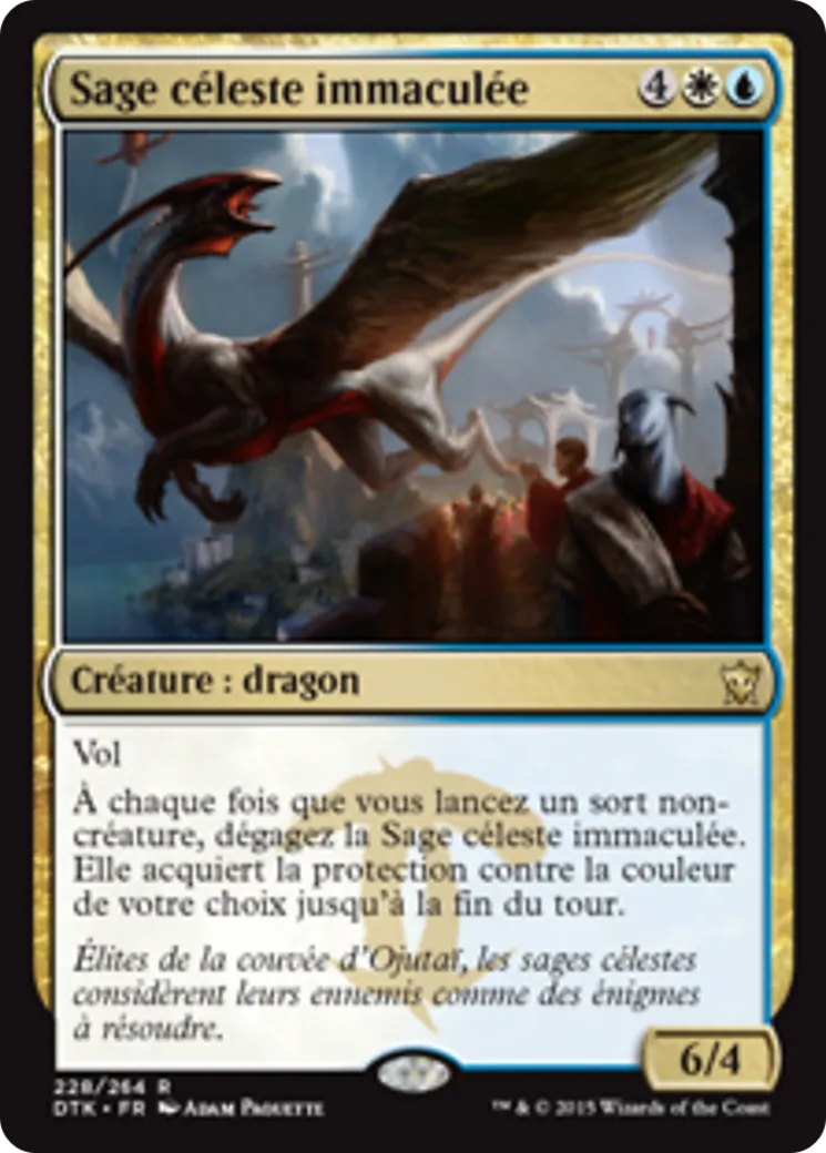 Sage céleste immaculée — Dragons of Tarkir — Magic: The Gathering