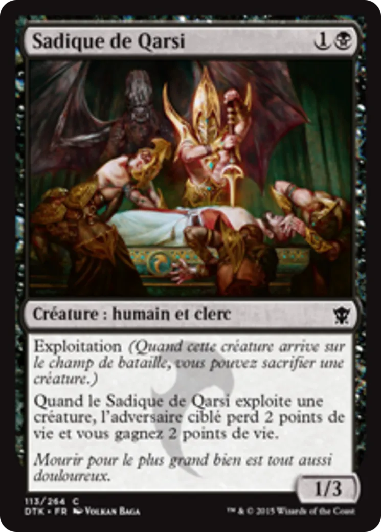 Sadique de Qarsi from Dragons of Tarkir - Magic: The Gathering