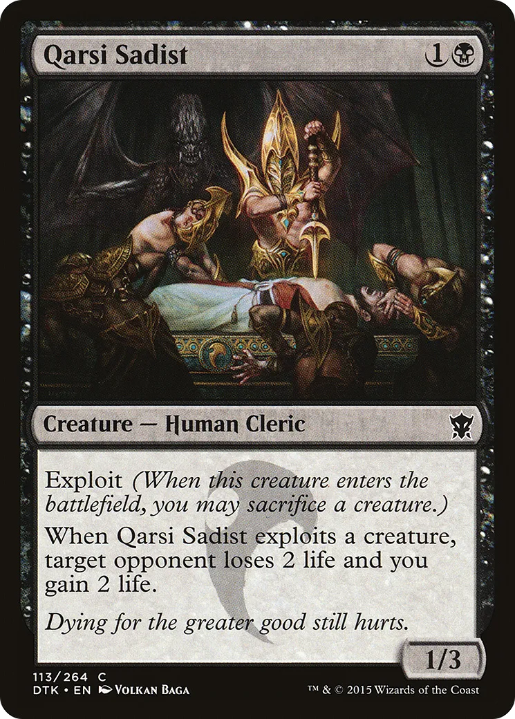 Sadique de Qarsi — Dragons of Tarkir — Magic: The Gathering