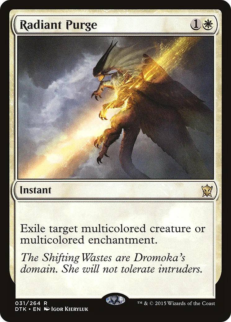 Épuration radieuse — Dragons of Tarkir — Magic: The Gathering