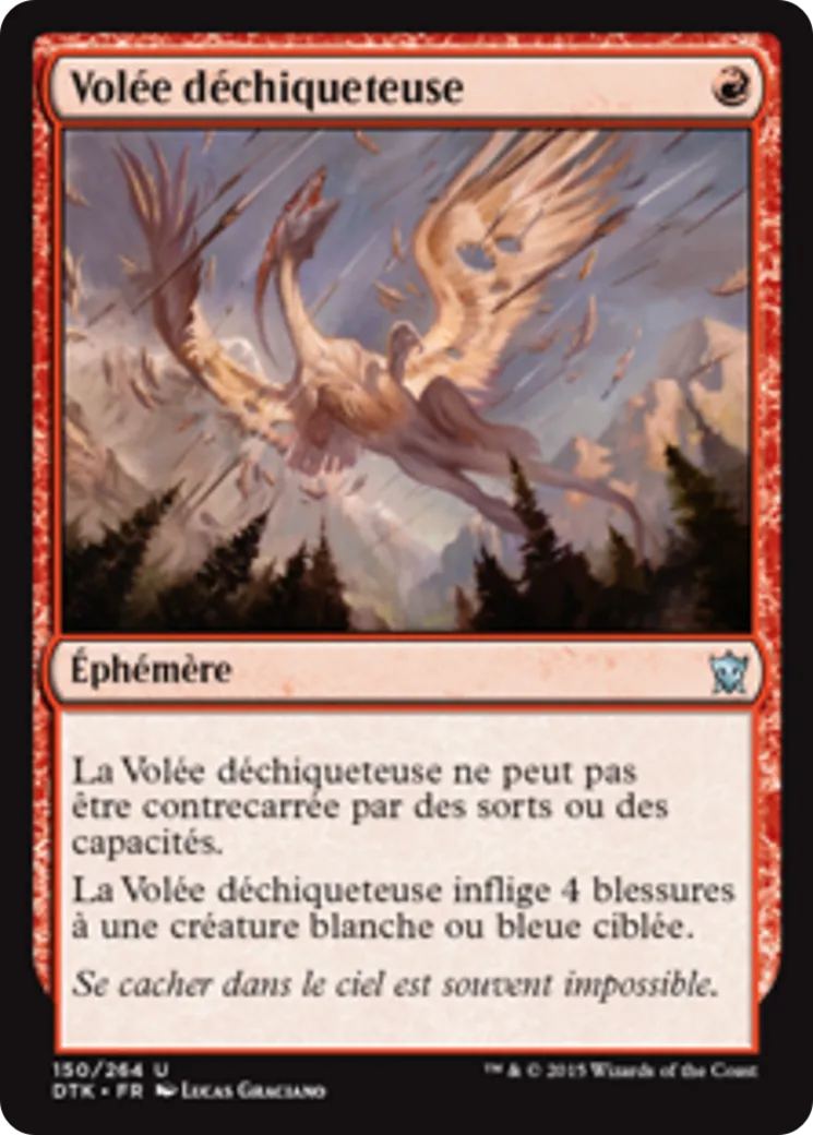Volée déchiqueteuse — Dragons of Tarkir — Magic: The Gathering