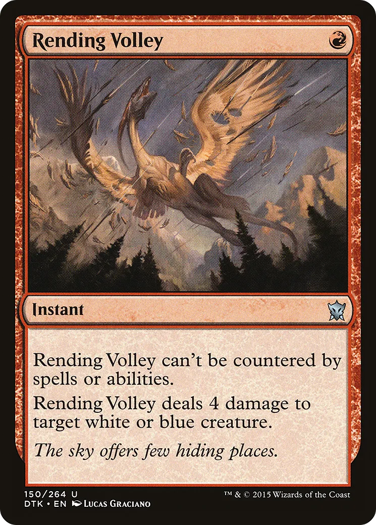 Rending Volley — Dragons of Tarkir — Magic: The Gathering