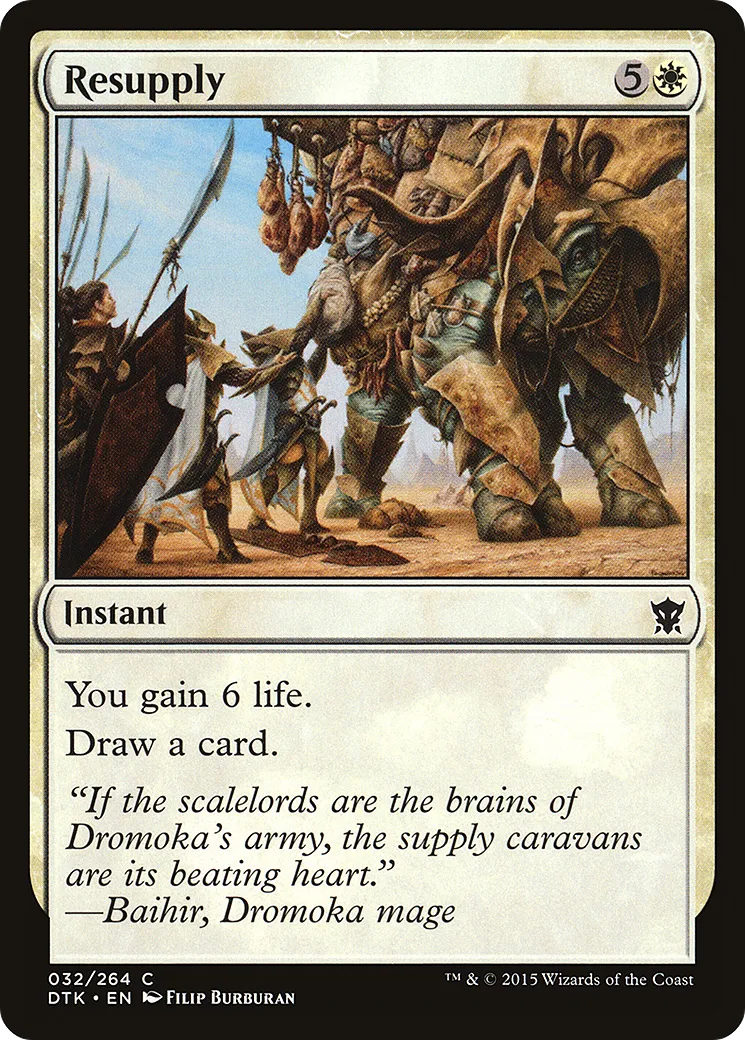 Resupply from Dragons of Tarkir - Magic: The Gathering