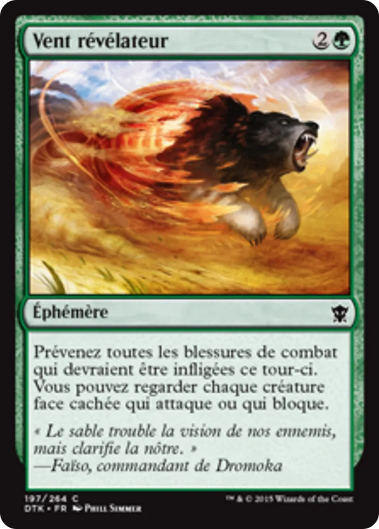 Vent révélateur — Dragons of Tarkir — Magic: The Gathering