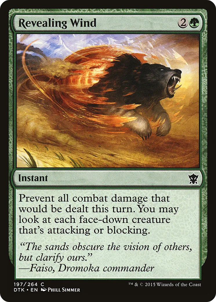 Vent révélateur — Dragons of Tarkir — Magic: The Gathering