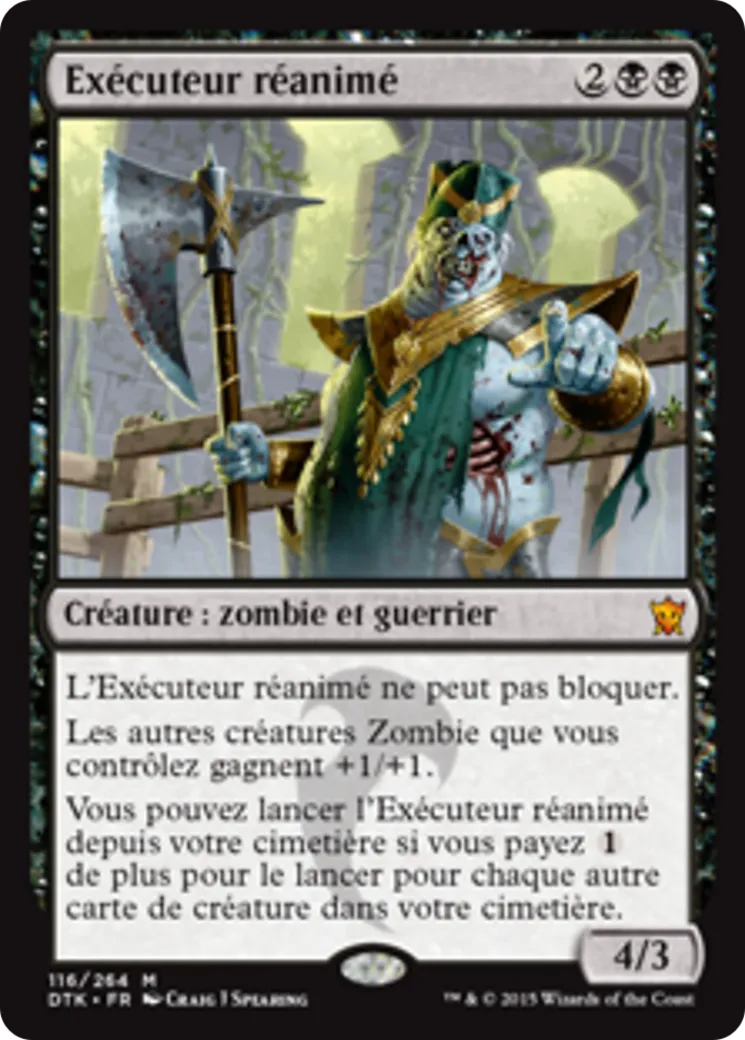 Exécuteur réanimé from Dragons of Tarkir - Magic: The Gathering