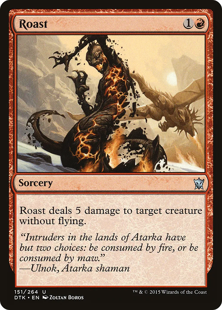 Roast from Dragons of Tarkir - Magic: The Gathering