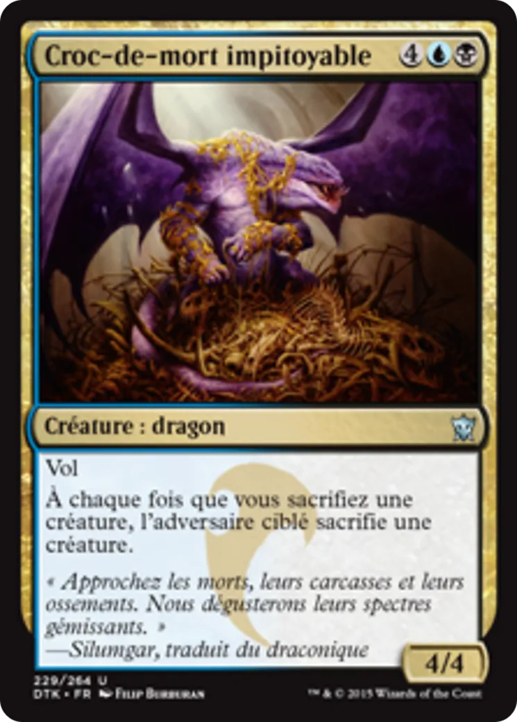 Croc-de-mort impitoyable from Dragons of Tarkir - Magic: The Gathering