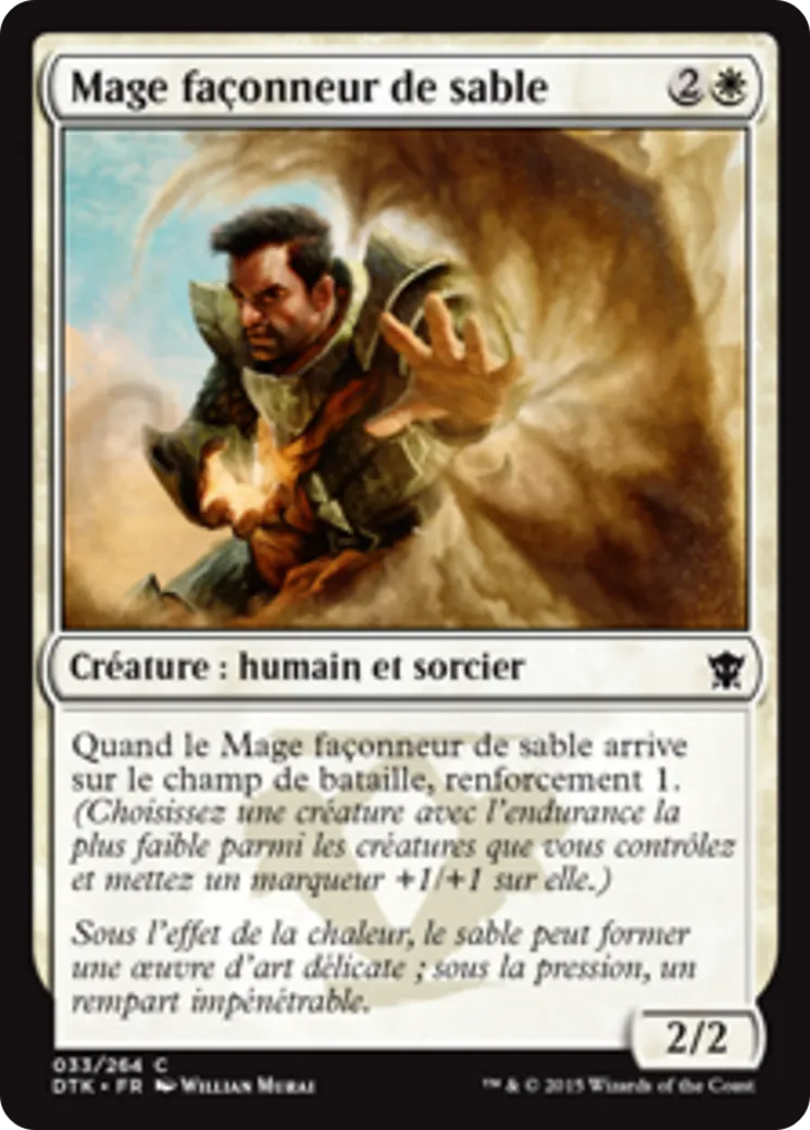 Mage façonneur de sable from Dragons of Tarkir - Magic: The Gathering