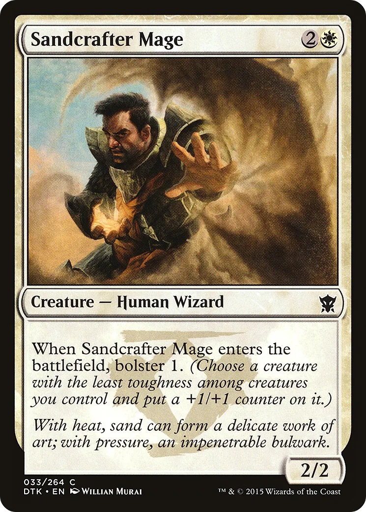 Mage façonneur de sable — Dragons of Tarkir — Magic: The Gathering