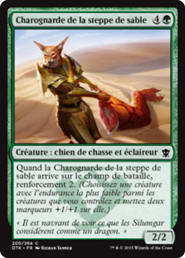 Charognarde de la steppe de sable — Dragons of Tarkir — Magic: The Gathering