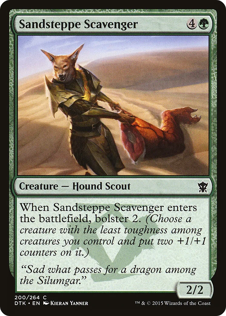 Charognarde de la steppe de sable — Dragons of Tarkir — Magic: The Gathering