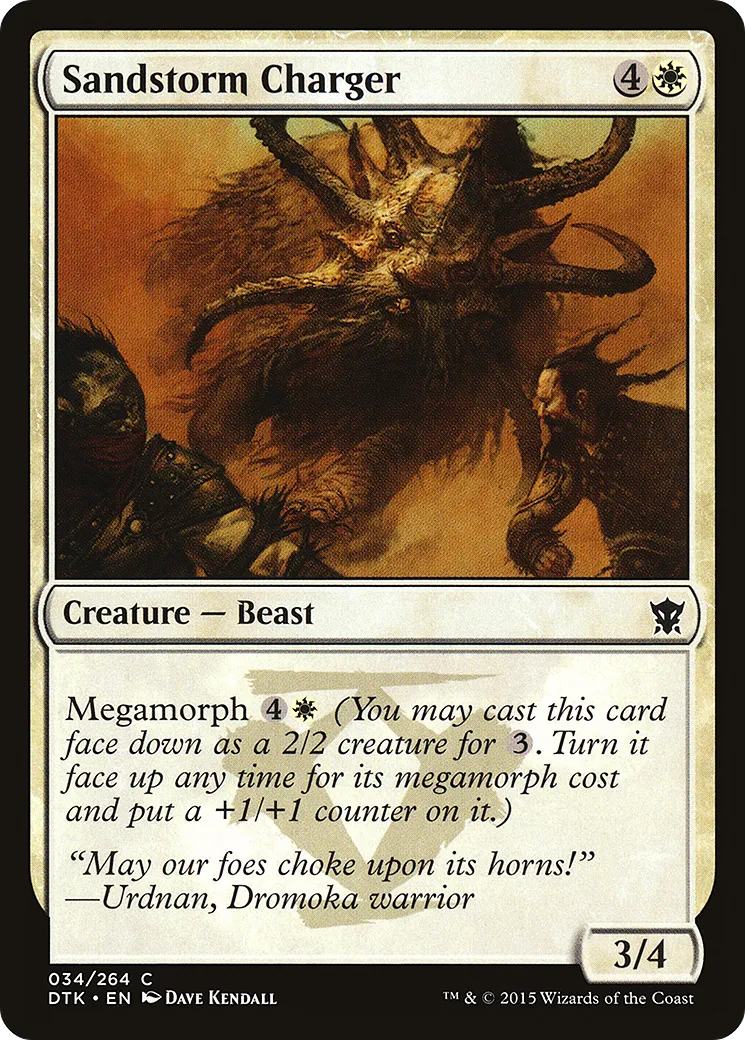 Batailleur de la tempête de sable — Dragons of Tarkir — Magic: The Gathering