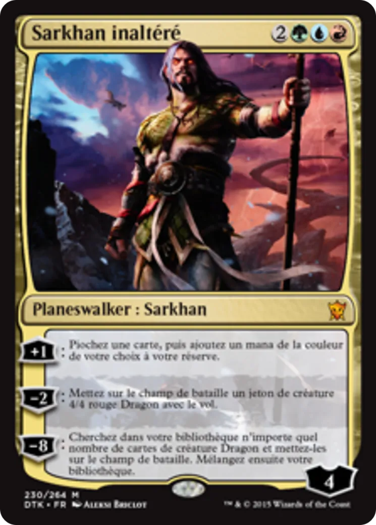Sarkhan inaltéré from Dragons of Tarkir - Magic: The Gathering