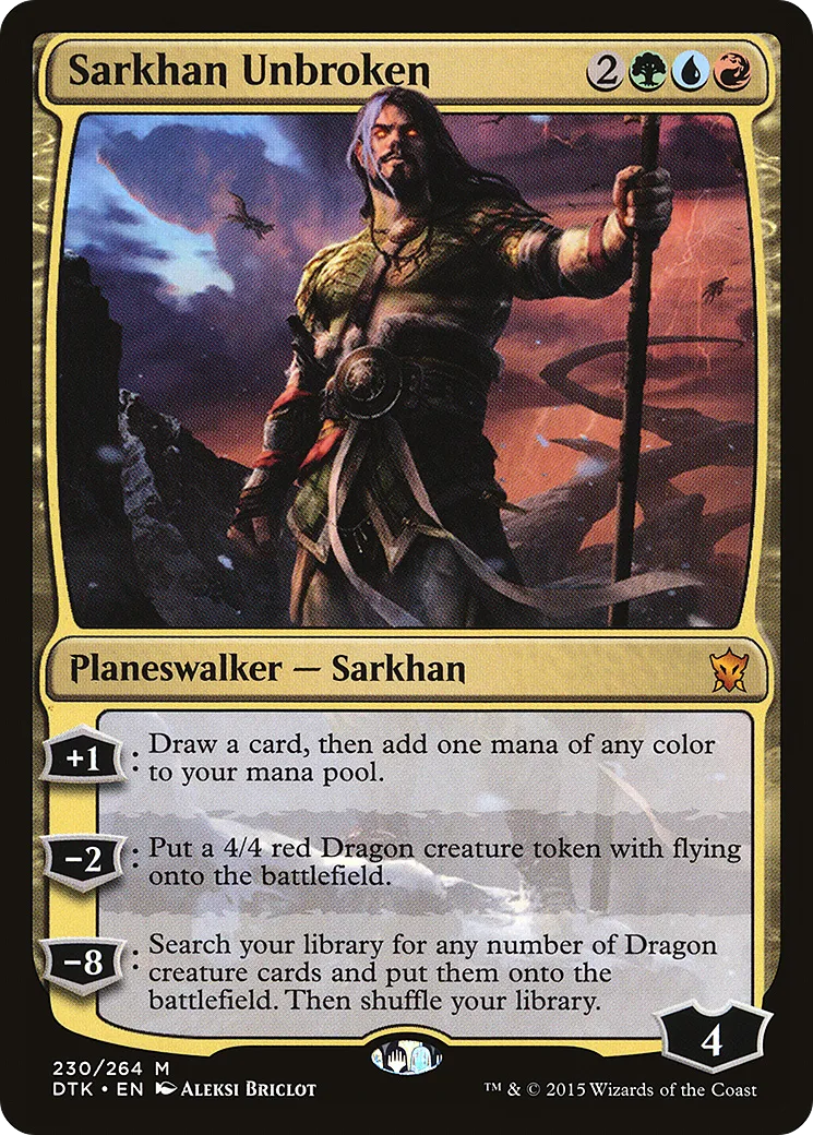 Sarkhan inaltéré — Dragons of Tarkir — Magic: The Gathering