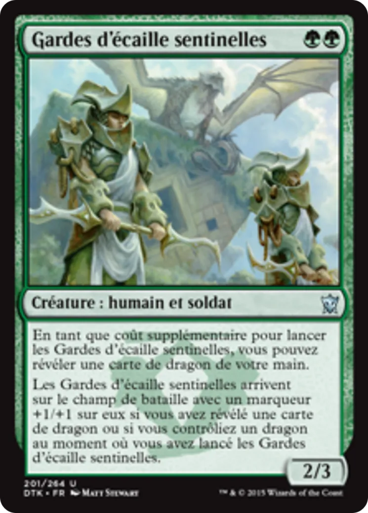 Gardes d'écaille sentinelles — Dragons of Tarkir — Magic: The Gathering