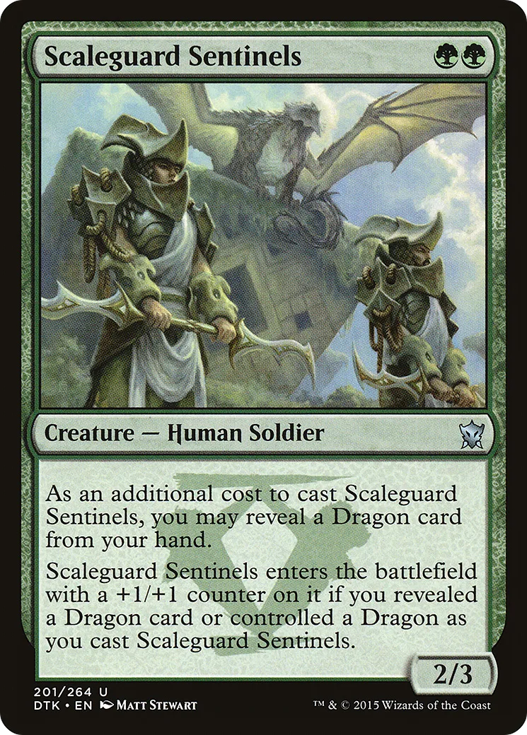 Scaleguard Sentinels — Dragons of Tarkir — Magic: The Gathering