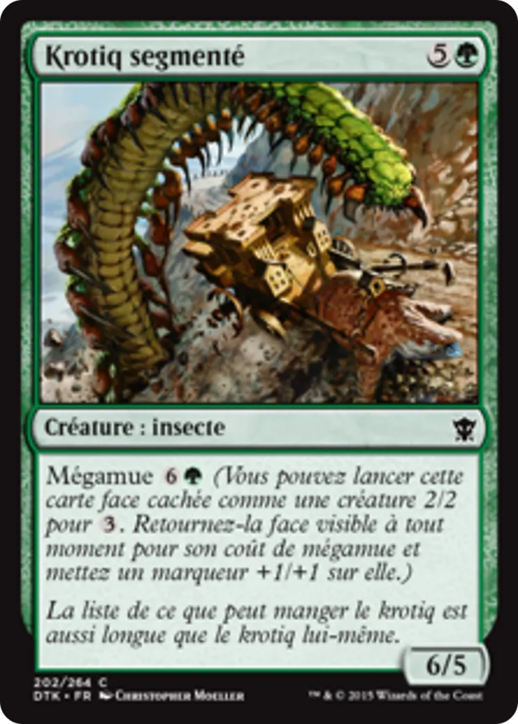 Krotiq segmenté — Dragons of Tarkir — Magic: The Gathering