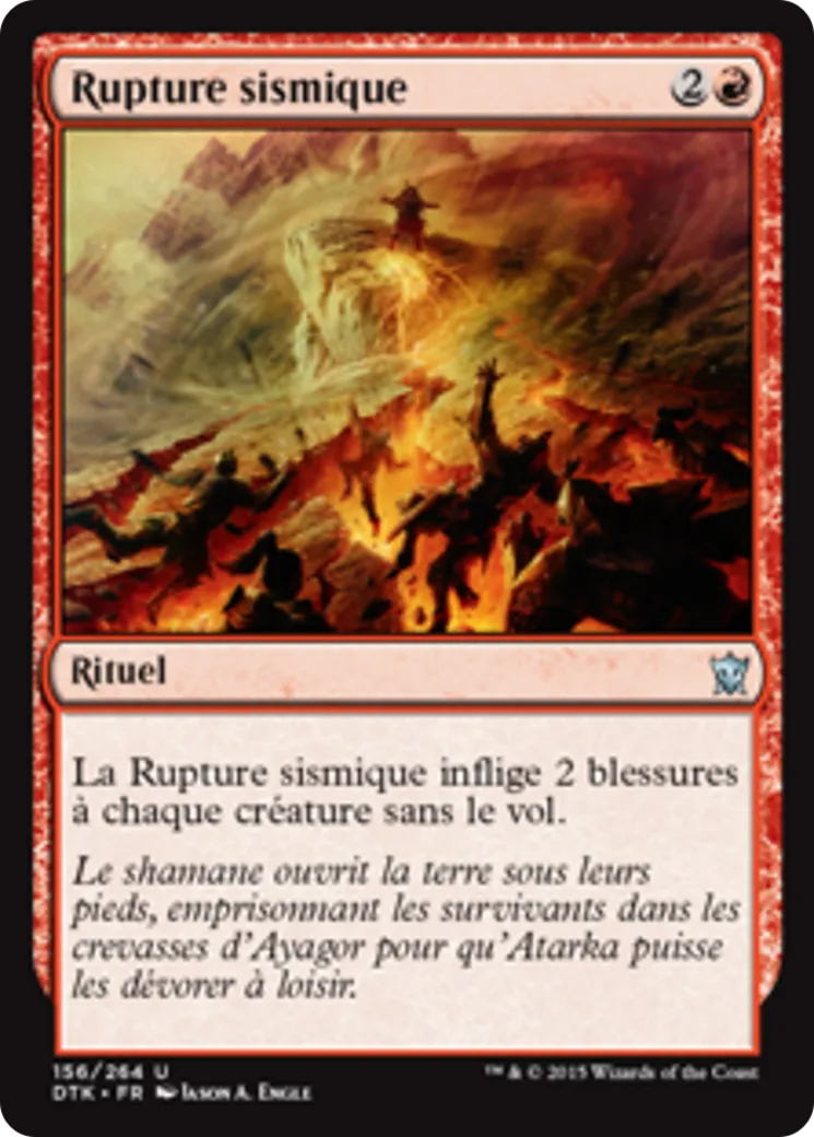 Rupture sismique from Dragons of Tarkir - Magic: The Gathering