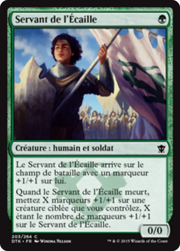 Servant de l'Écaille — Dragons of Tarkir — Magic: The Gathering