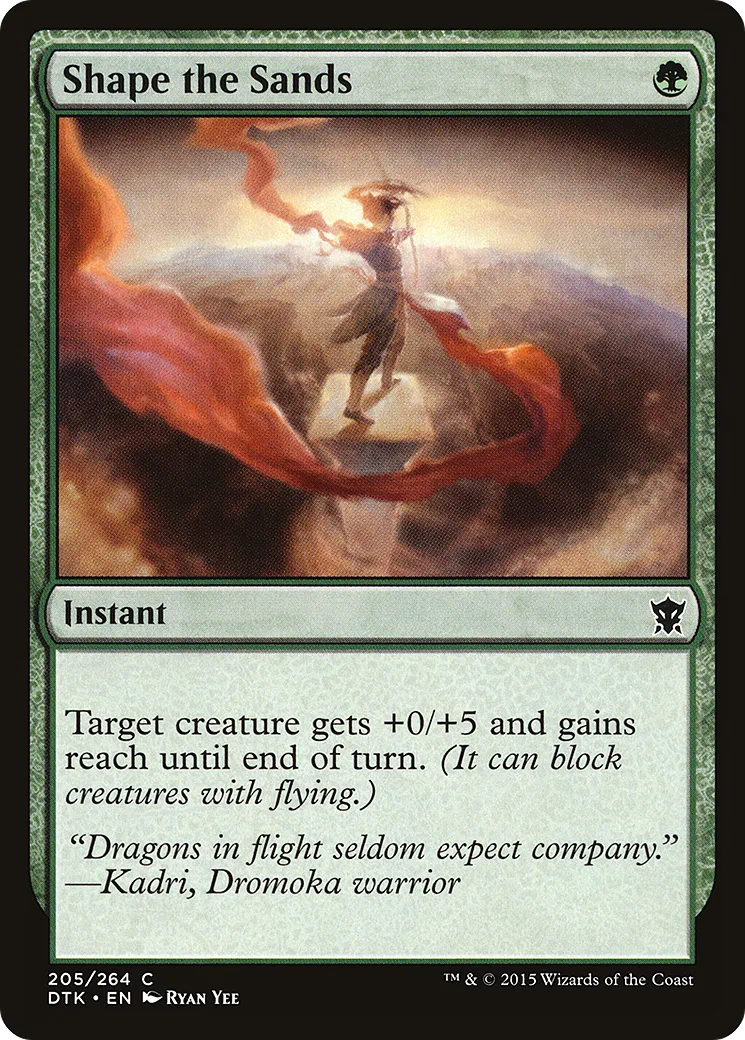 Shape the Sands — Dragons of Tarkir — Magic: The Gathering