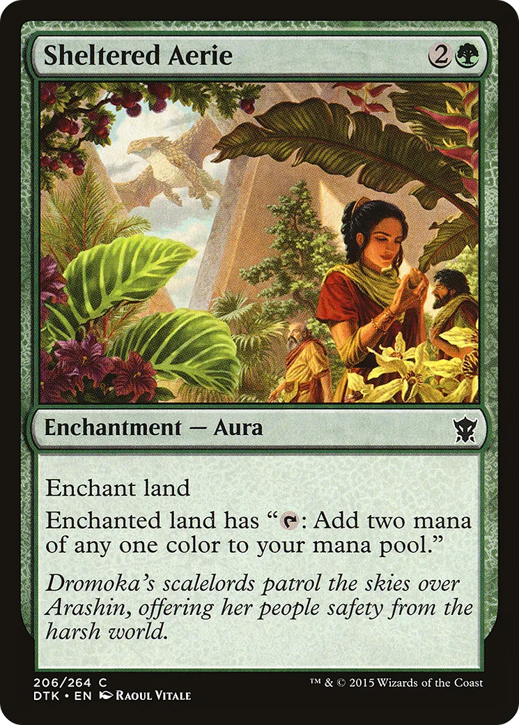 Sheltered Aerie — Dragons of Tarkir — Magic: The Gathering