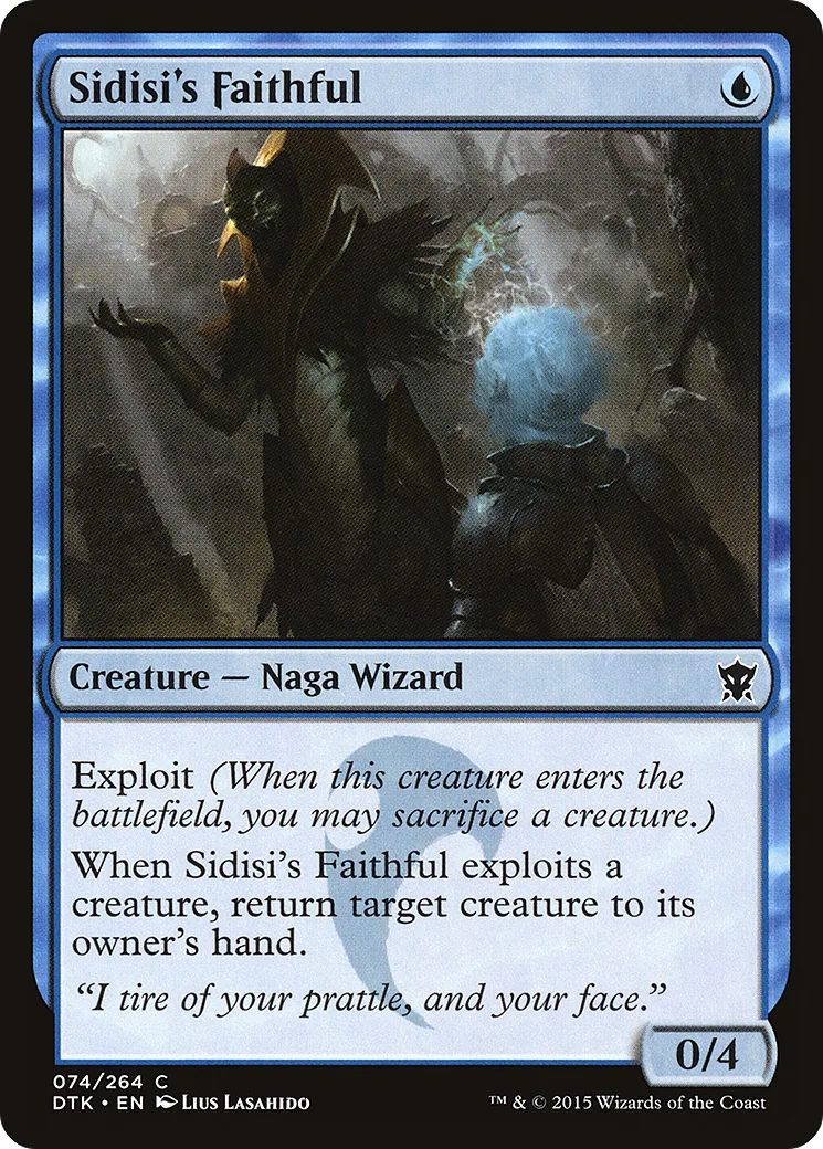 Fidèle de Sidisi — Dragons of Tarkir — Magic: The Gathering