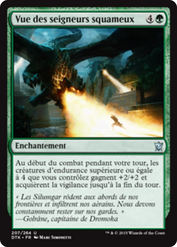 Vue des seigneurs squameux — Dragons of Tarkir — Magic: The Gathering