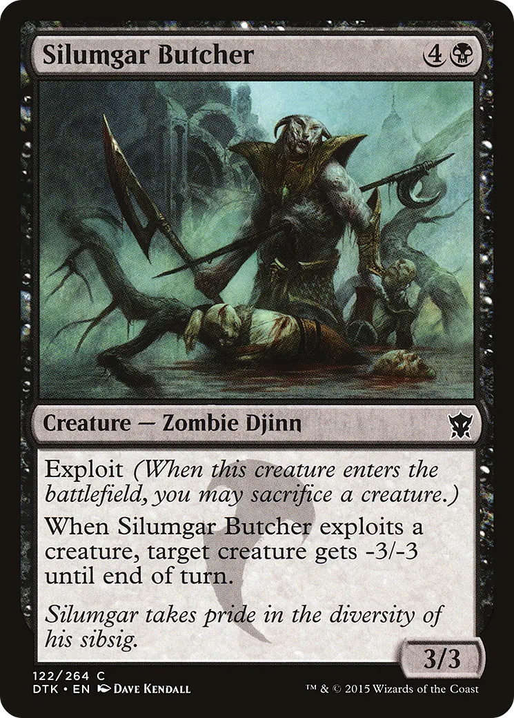 Silumgar Butcher — Dragons of Tarkir — Magic: The Gathering