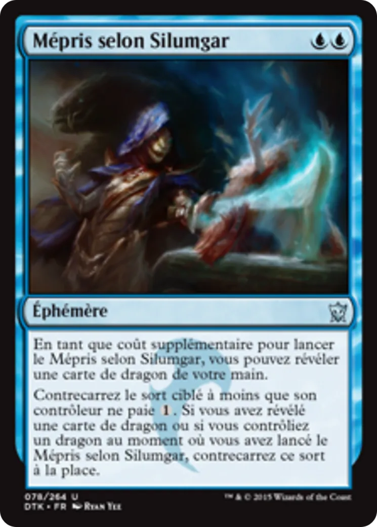 Mépris selon Silumgar — Dragons of Tarkir — Magic: The Gathering