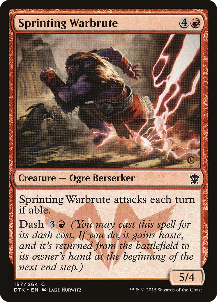 Brute de guerre véloce — Dragons of Tarkir — Magic: The Gathering
