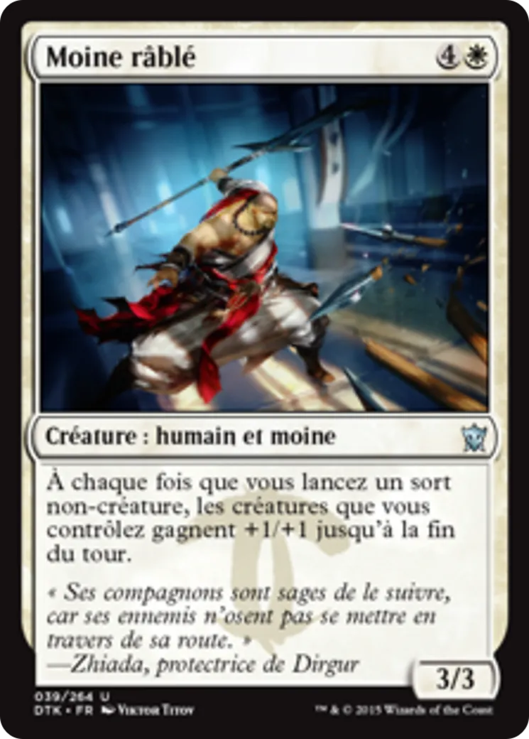 Moine râblé — Dragons of Tarkir — Magic: The Gathering