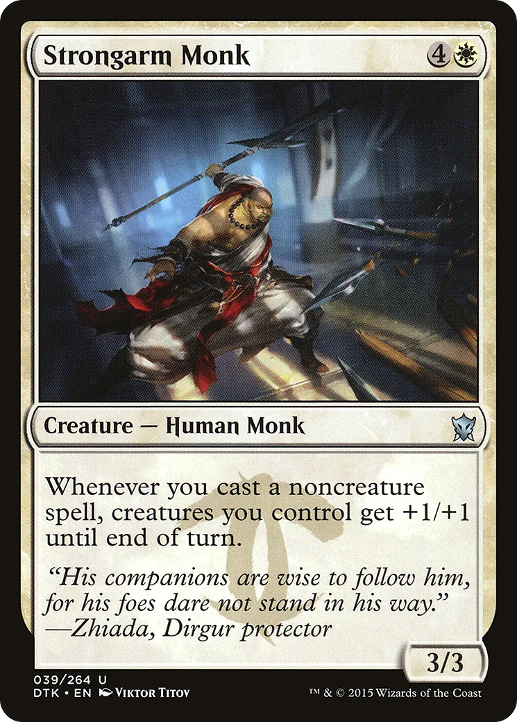 Strongarm Monk — Dragons of Tarkir — Magic: The Gathering
