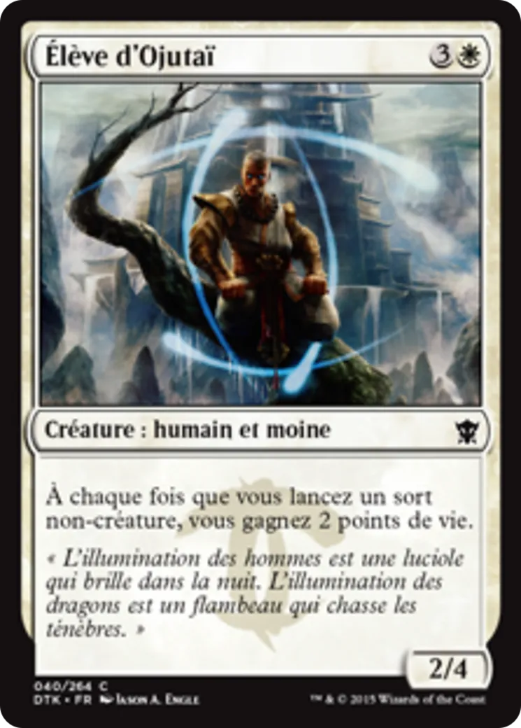 Élève d'Ojutaï — Dragons of Tarkir — Magic: The Gathering