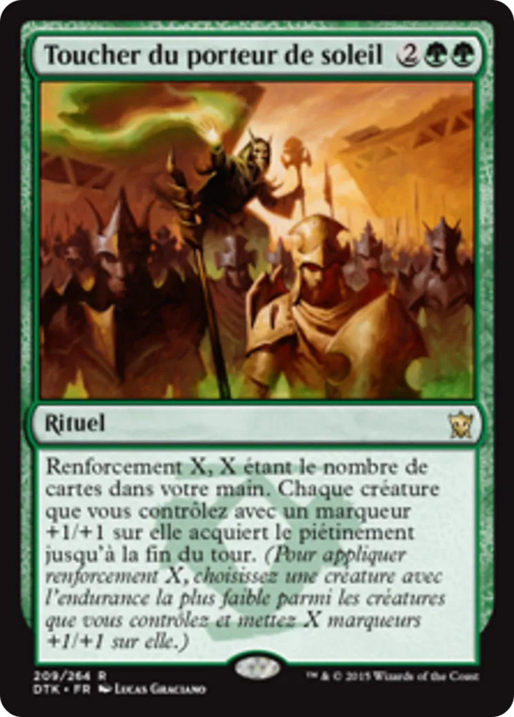 Toucher du porteur de soleil — Dragons of Tarkir — Magic: The Gathering