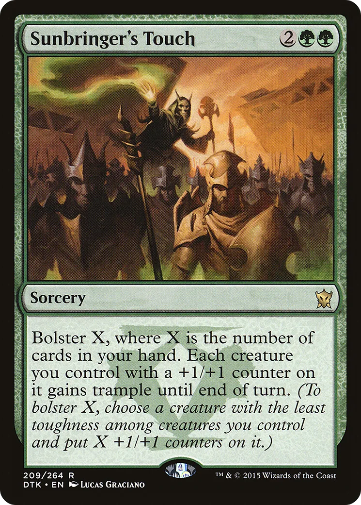 Toucher du porteur de soleil — Dragons of Tarkir — Magic: The Gathering