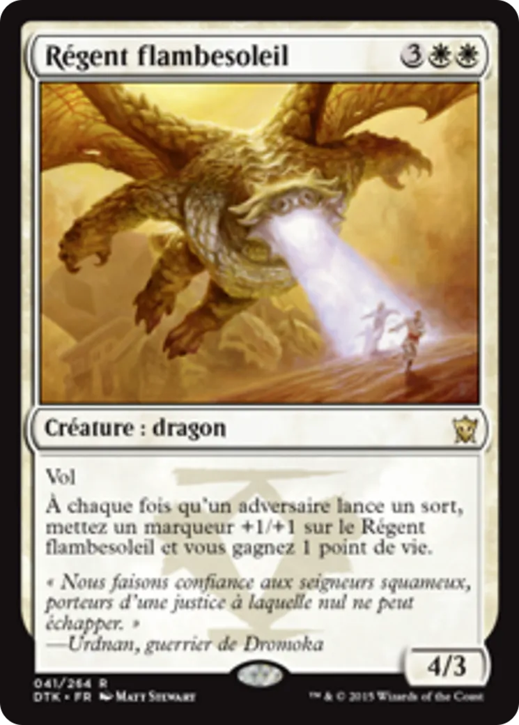 Régent flambesoleil — Dragons of Tarkir — Magic: The Gathering