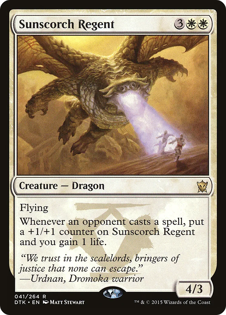 Sunscorch Regent — Dragons of Tarkir — Magic: The Gathering